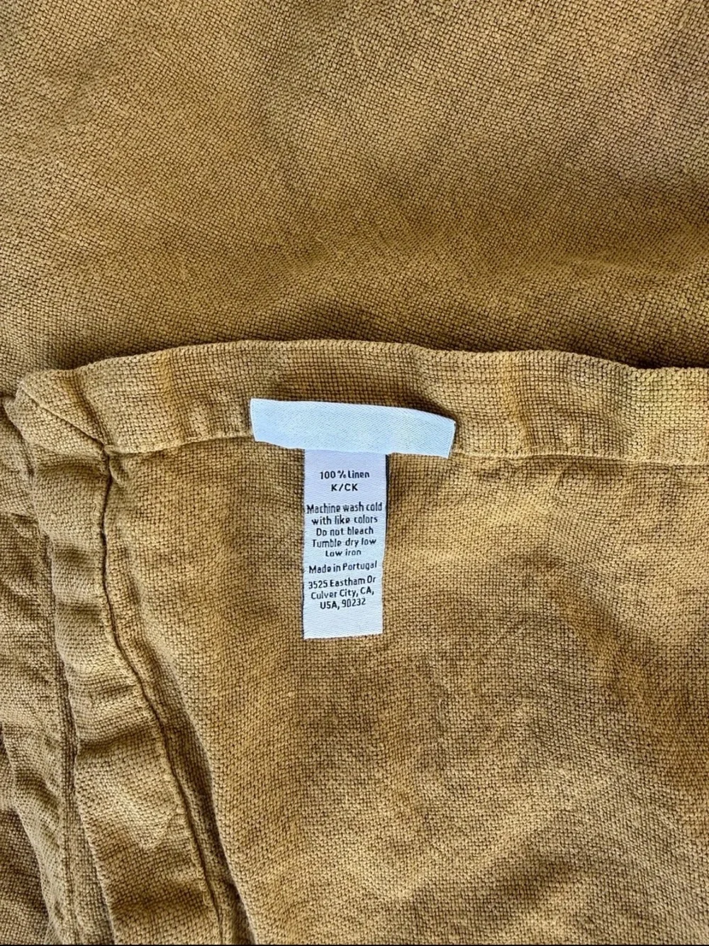 Parachute Vintage Linen Bed Blanket - King/Cal King